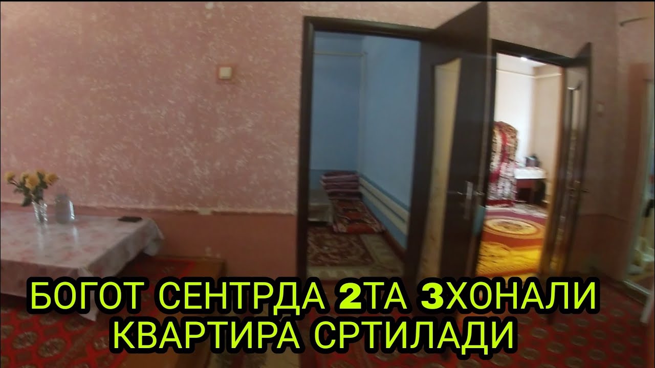 БОГОТ СЕНТРДА 2ТА 3 ХОНАЛИ КВАРТИРА СОТИЛАДИ