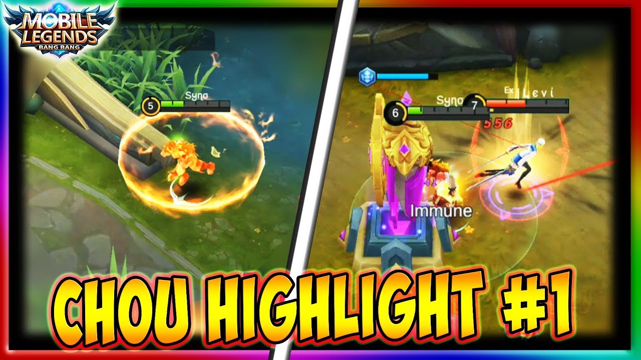 Syno's Chou Highlight #1 | Mobile Legends | Mythical Glory Chou Gameplays