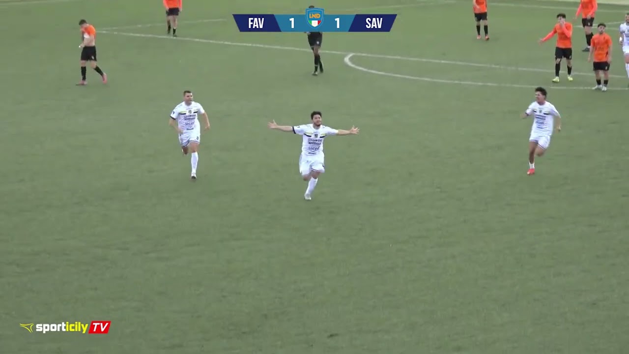 CastrumFavara-Savoia 1-3  highlights, Campionato nazionale di Serie D Girone I 