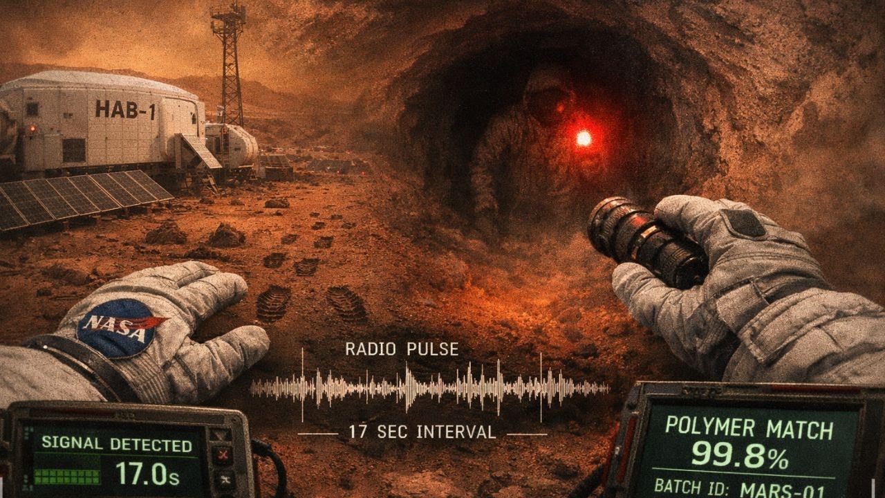 Mars Habitat Build Turns Wrong — Footprints, Moving Light, 17-Second Radio Pulses (POV)