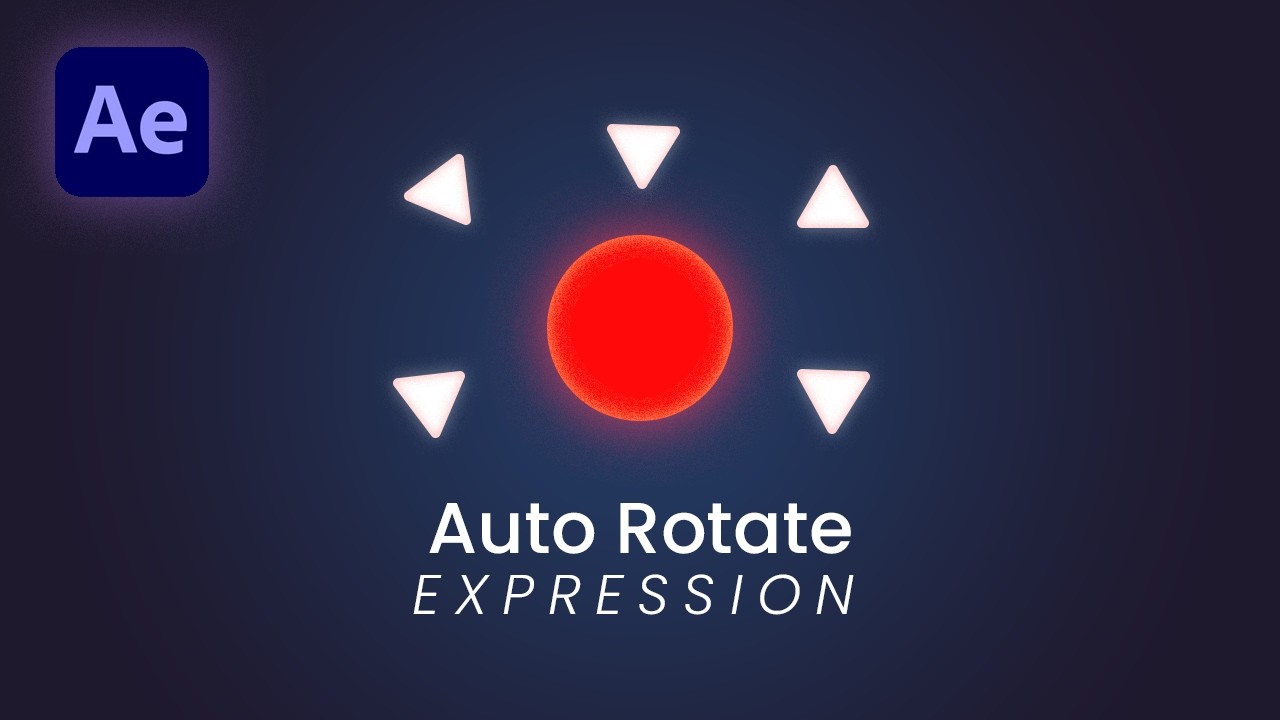 [Ae Tutorial] Dynamic Rotation with Look At Expression