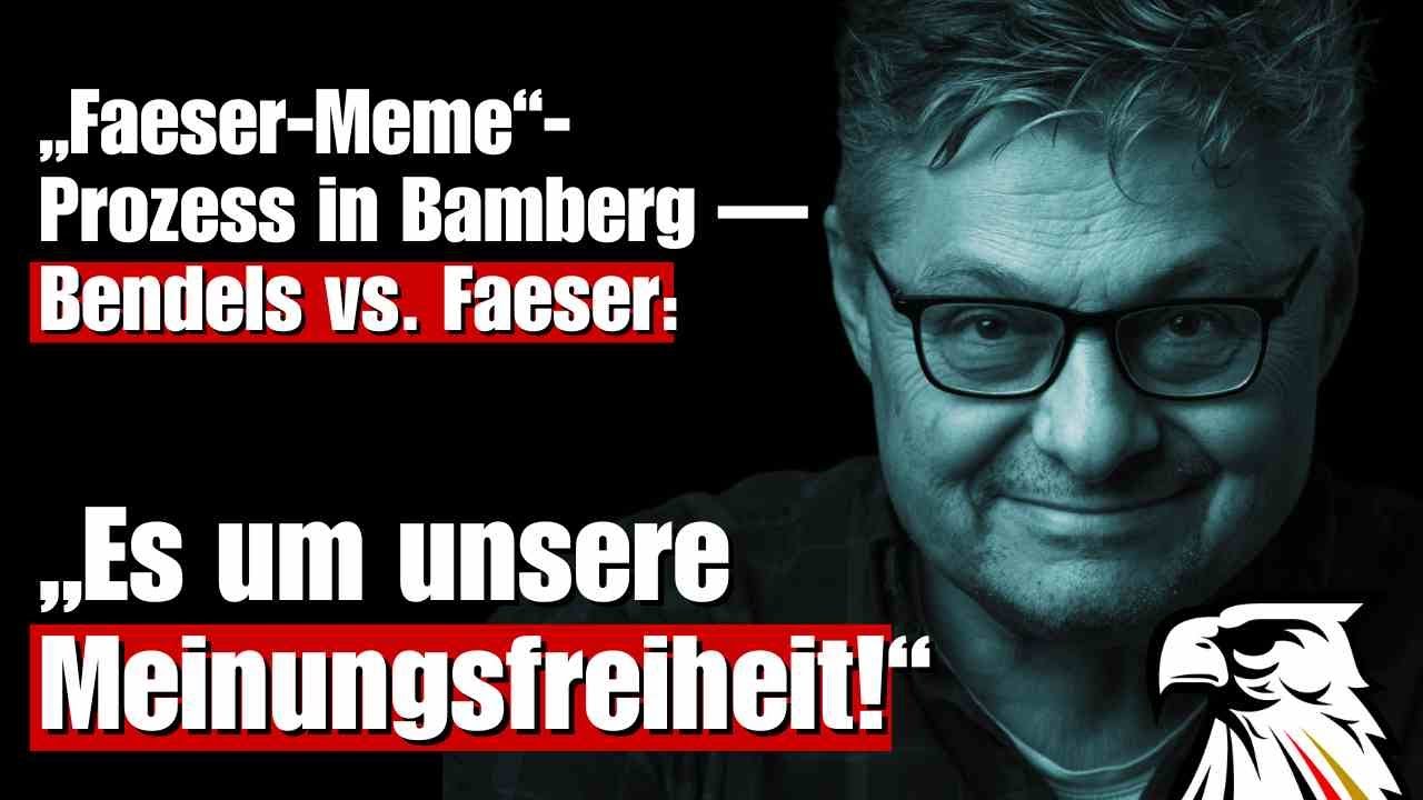 „Faeser-Meme“-Prozess in Bamberg — Bendels vs. Faeser: „Es um unsere Meinungsfreiheit!“