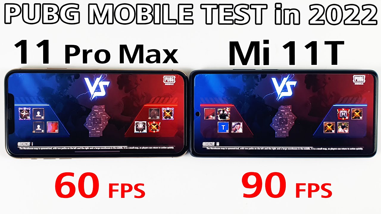 iPhone 11 Pro Max vs Xiaomi Mi 11T PUBG TEST - Which is BEST FOR GAMING in 2022?
