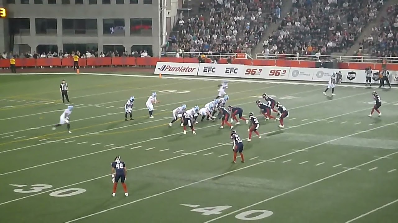 Montreal Alouettes DL Isaac Adeyemi-Berglund sacks Toronto Argonauts QB Nick Arbuckle 6/6/25