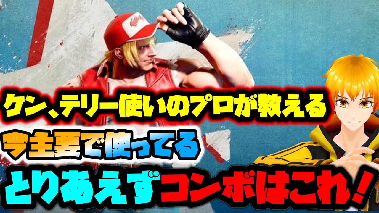 【スト６】全１レジェンドテリーによる今主力で使ってるコンボ集！