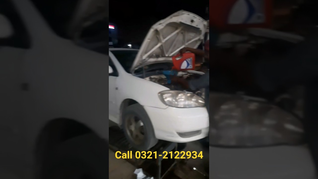 change engine oil quick way !