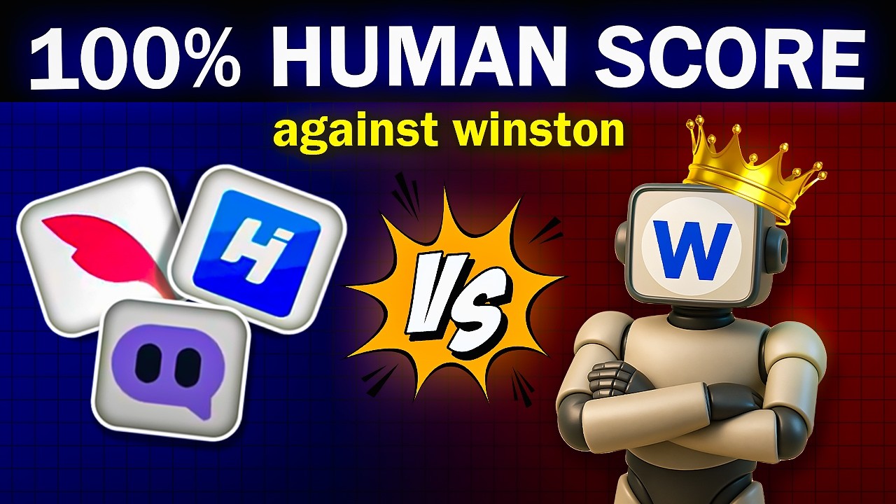 Top 3 Free AI Humanizer VS Winston AI | 100% Bypass AI detection