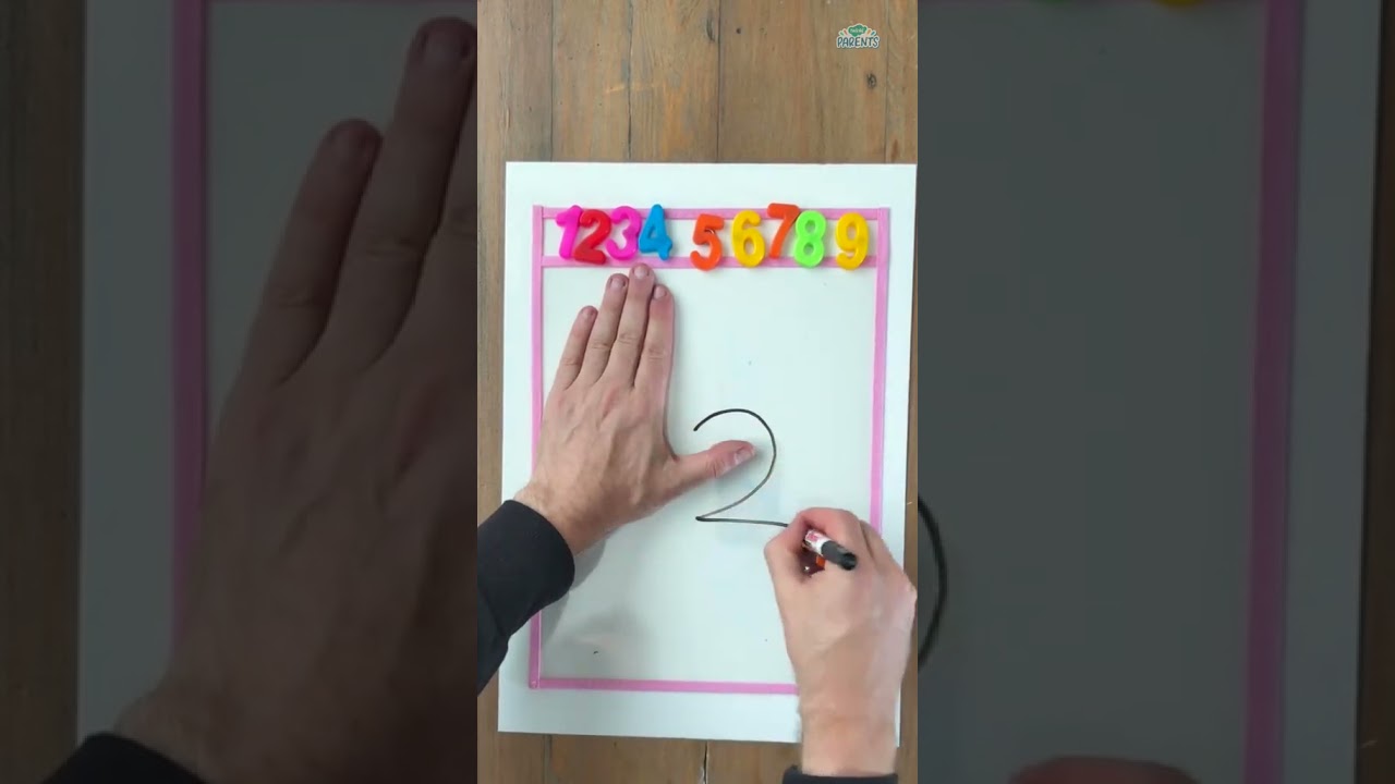 🔢 Number Reversal Hack | Help Kids Write Numbers Correctly #Shorts