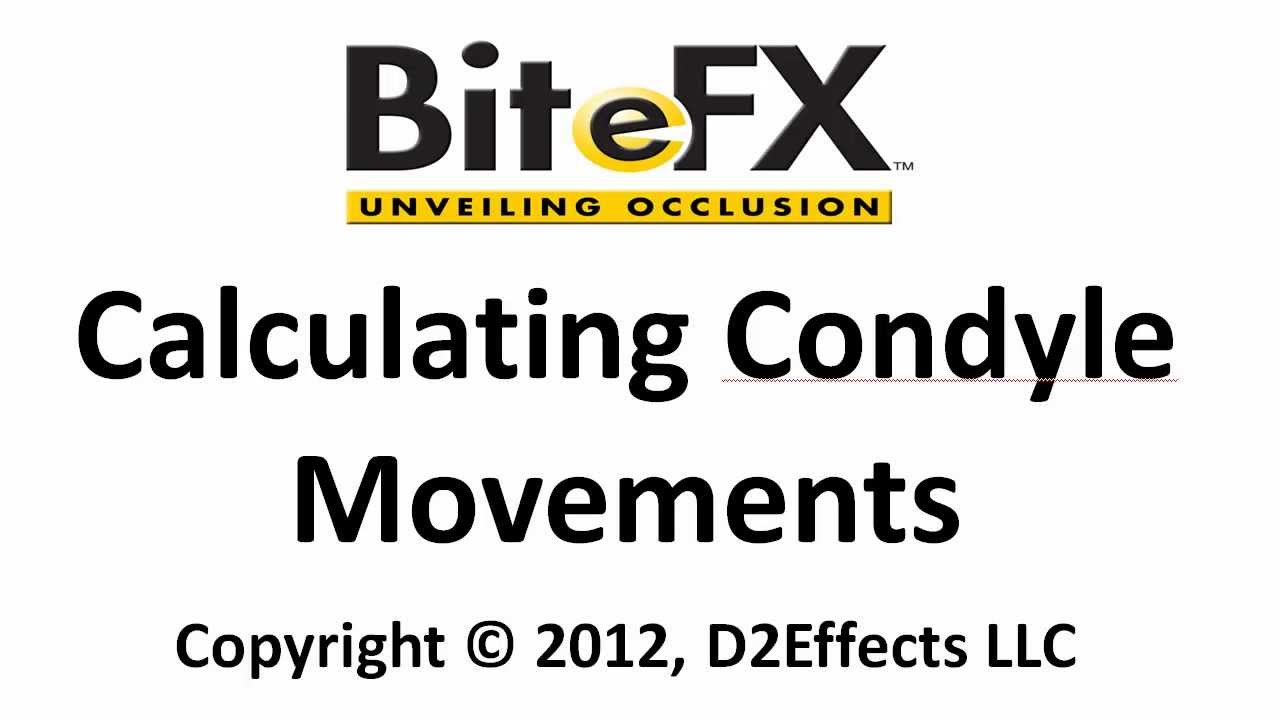 Condylar Axis Movement from Centric Relation to MIP