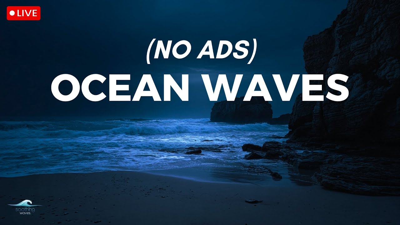 🔴 Relaxing Ocean Waves That Heals Stress - Anxiety And Depressive Conditions, Calming Music