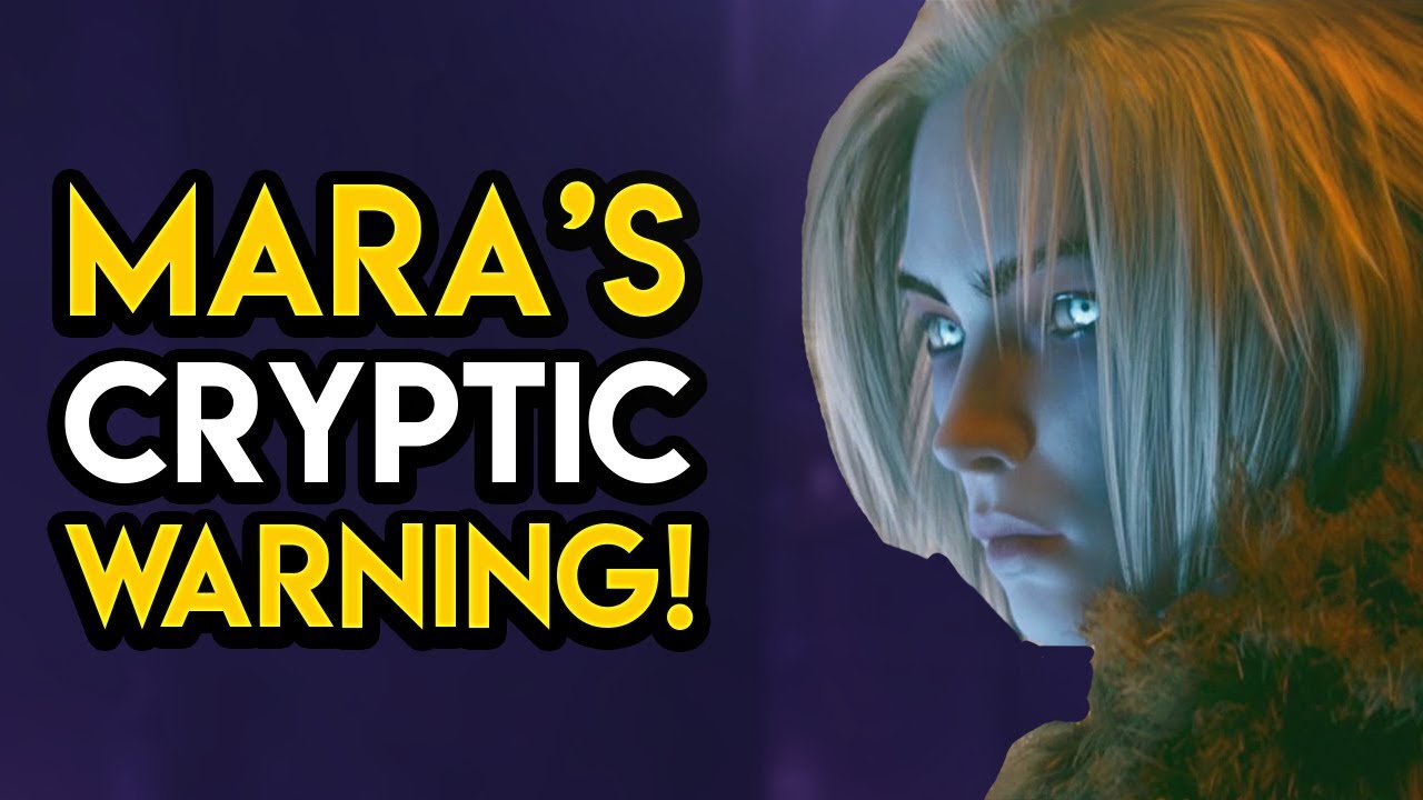 Destiny 2 - THE CRYPTIC EVENT MARA WARNS US ABOUT!