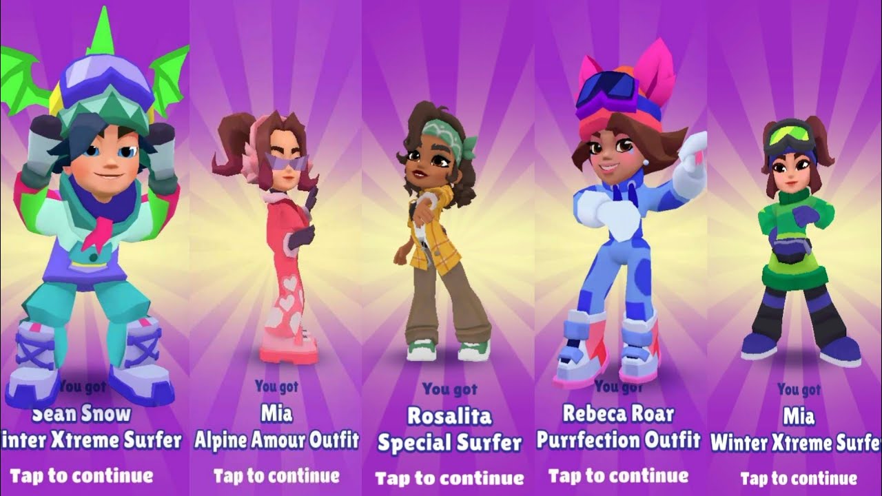 🔥 Unlocking All New Characters & Hoverboard of Subway Surfers Winter Xtreme 2026 🗻☃️