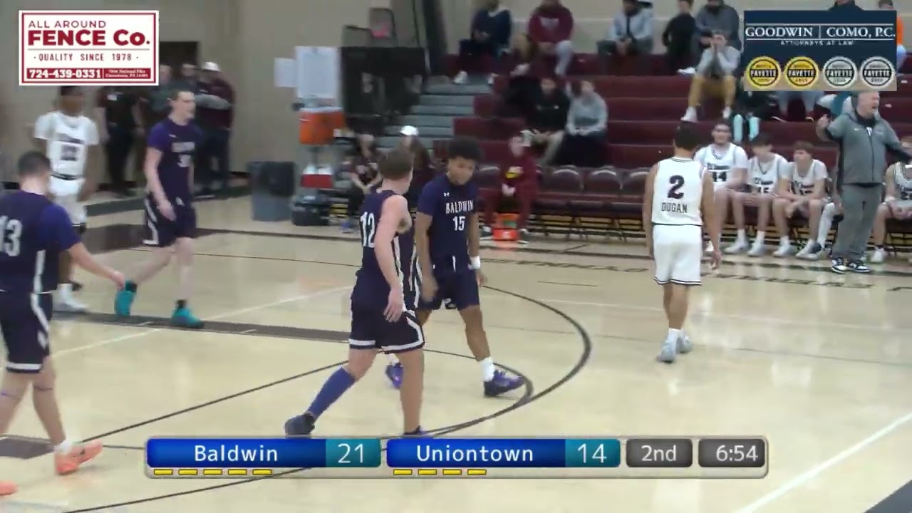 Baldwin vs. Uniontown | 2025-26 Boys Basketball Highlights