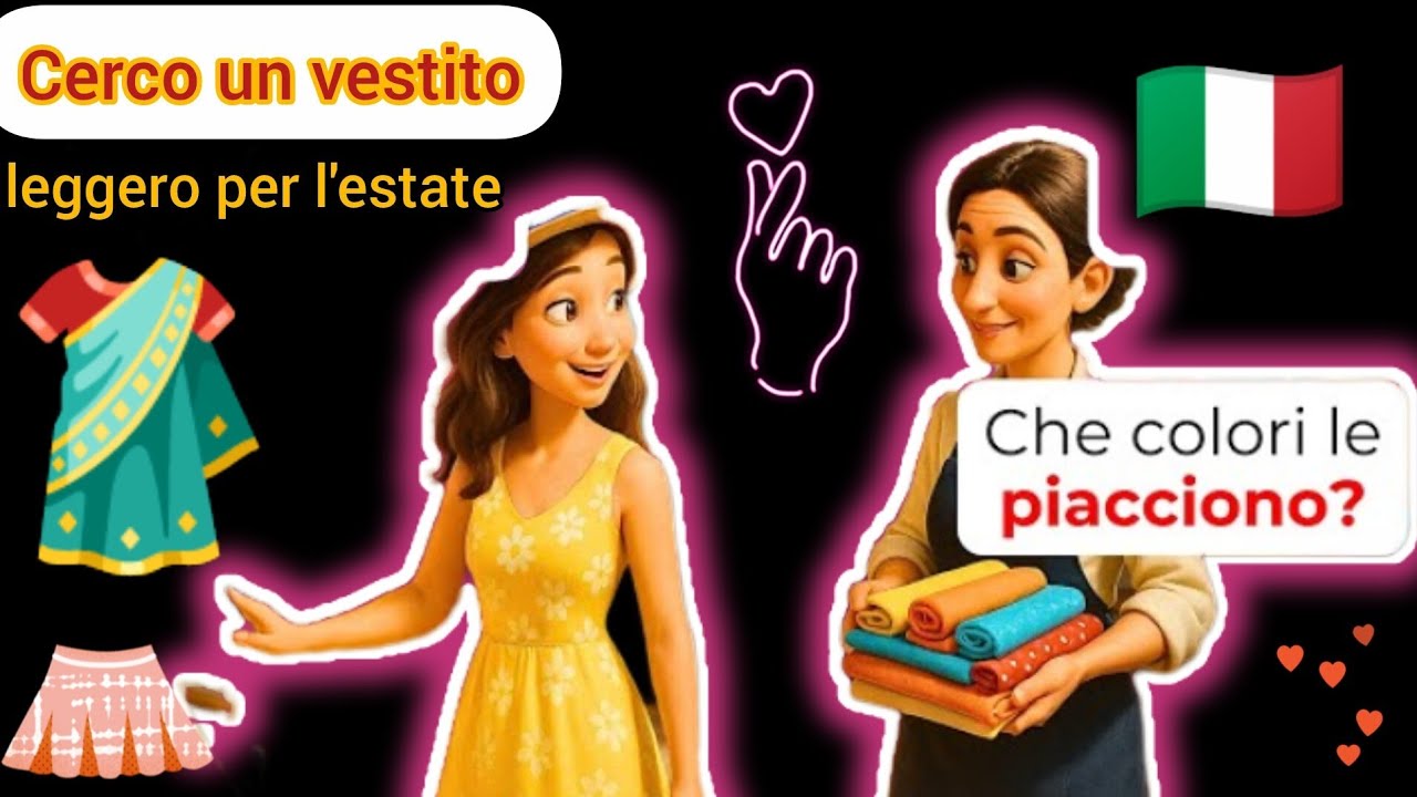 🇮🇹 👗🥻👖Tailor Shop | A1-A2 | Learn Italian Fast 