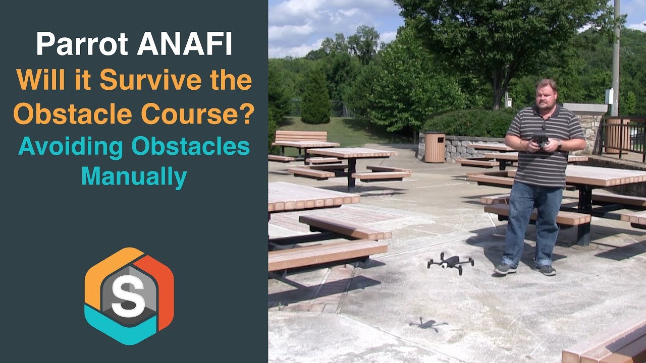 Parrot ANAFI - Will it survive the Obstacle Course?
