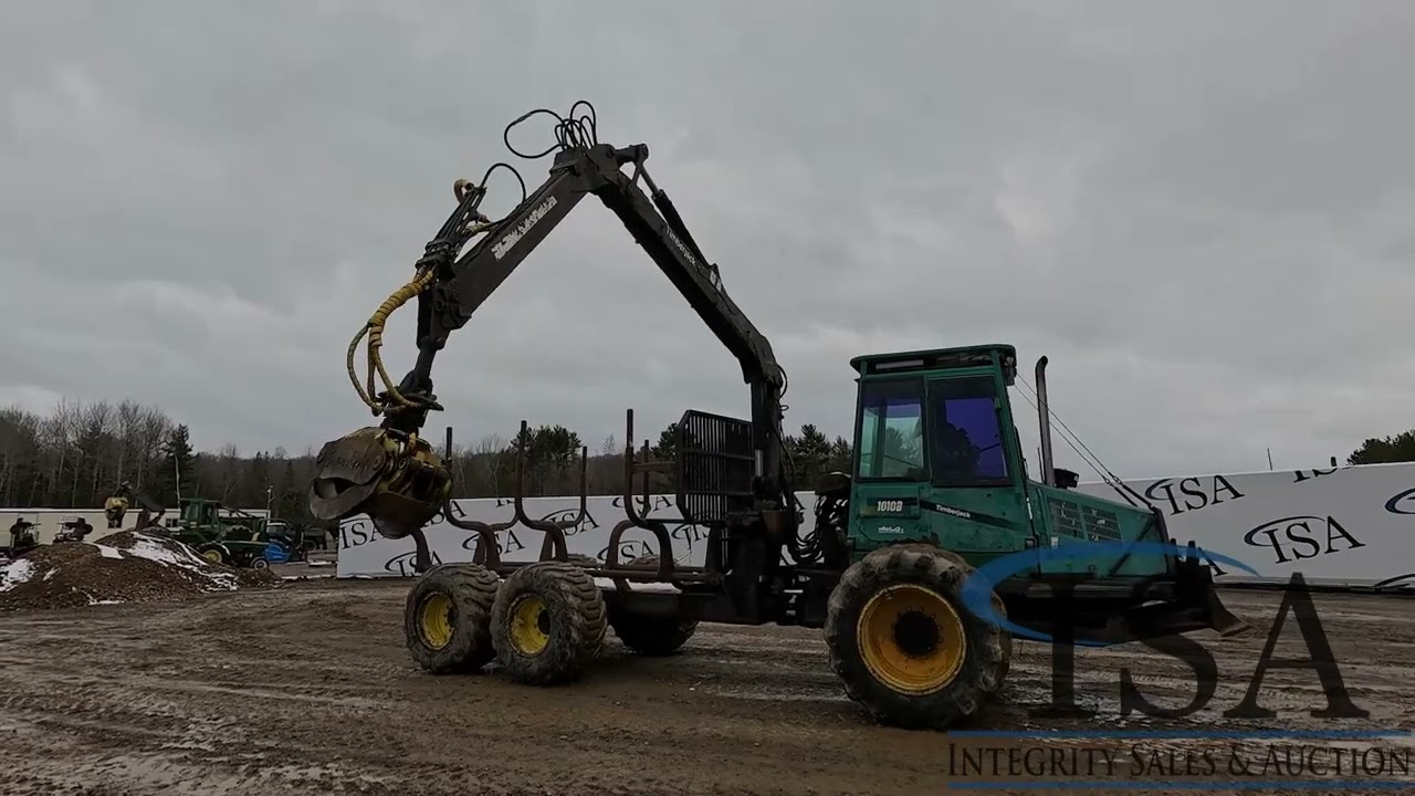 33389 - 1999 Timberjack 1010B Forwarder Will Be Sold At Auction!