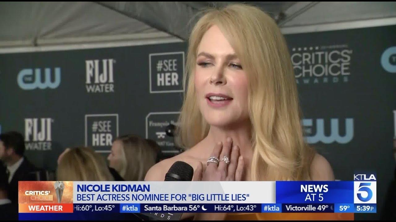 Sam Talks to the Big Stars like Jennifer Lopez & Nicole Kidman at the Critics' Choice Red Carpet