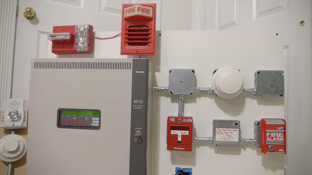 Simplex 4010 system test 4 with Simplex 2903 and Federal Signal HP (Fast martch time)