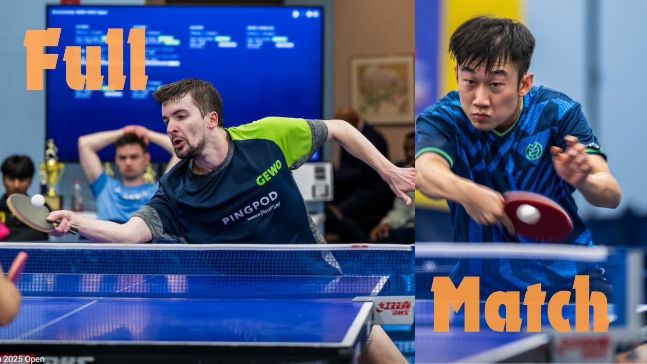 Westchester Table Tennis Center, октябрь 2025 г., финал открытого одиночного разряда, Кай Чжан пр...