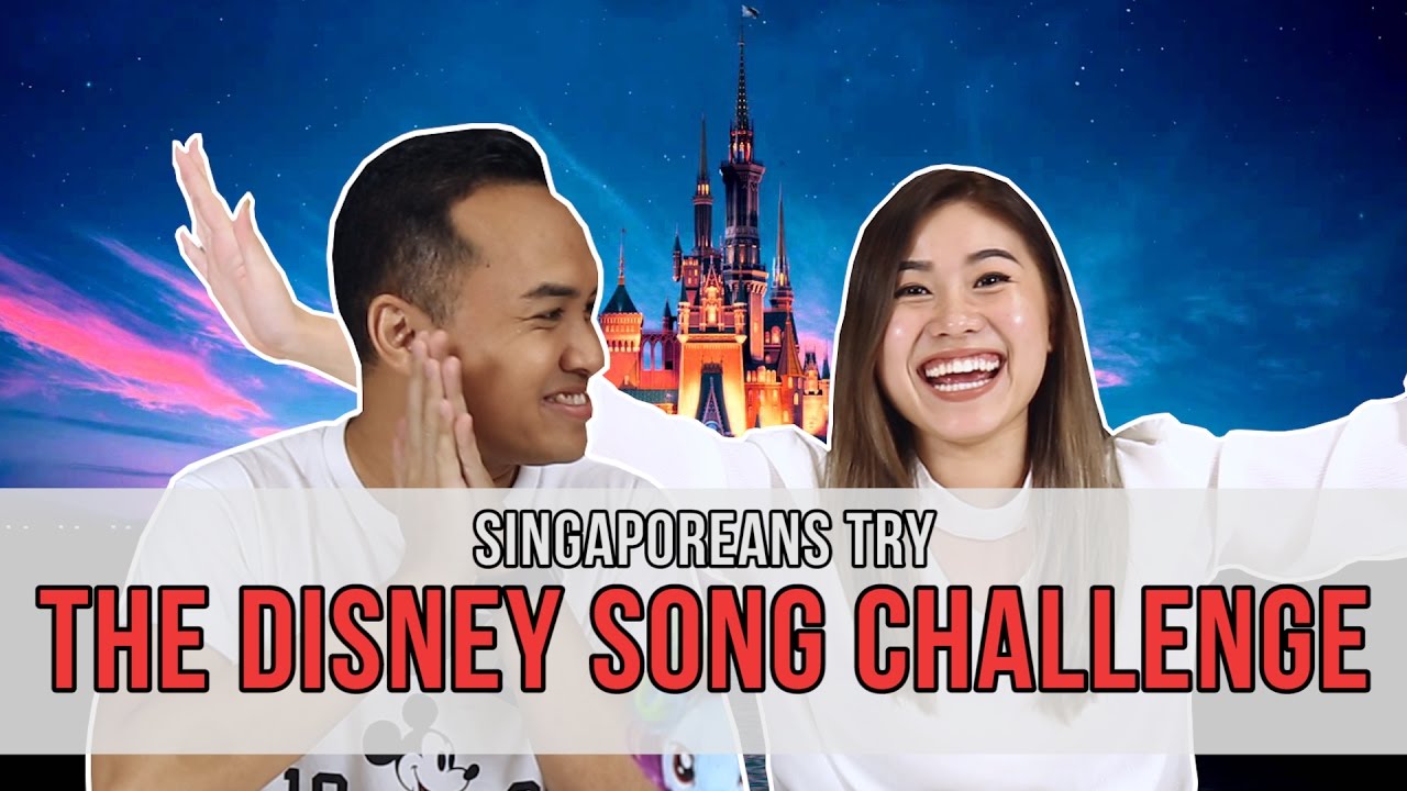 Сингапурцы пробуют: Disney Song Challenge