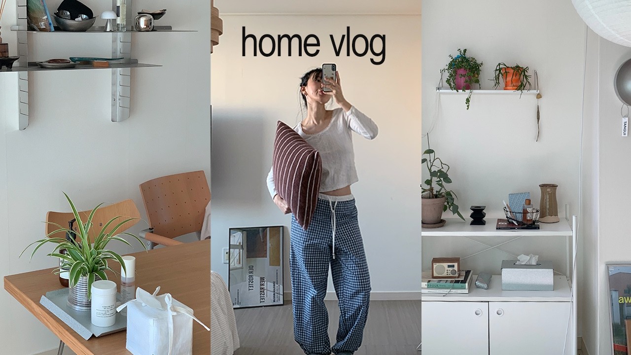 월간집꾸vlog🏠 자라홈&홈데코 언박싱. 집 청소와 재정비. 식물 쇼핑 기록