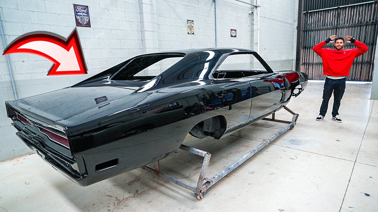 MEU DODGE CHARGER 1970 EST&Aacute; PINTADO E PRONTO !