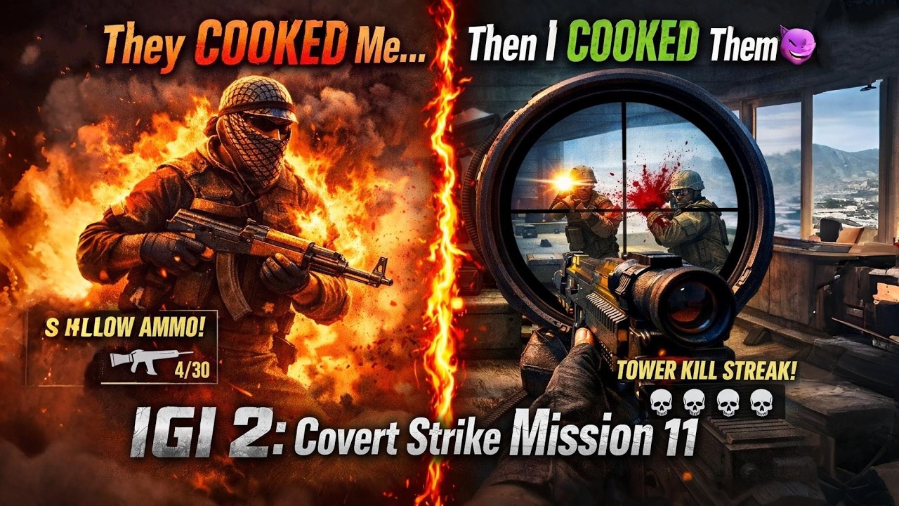 I Kept Dying… Until This One Spot | IGI 2 Mission 11 The Airfield