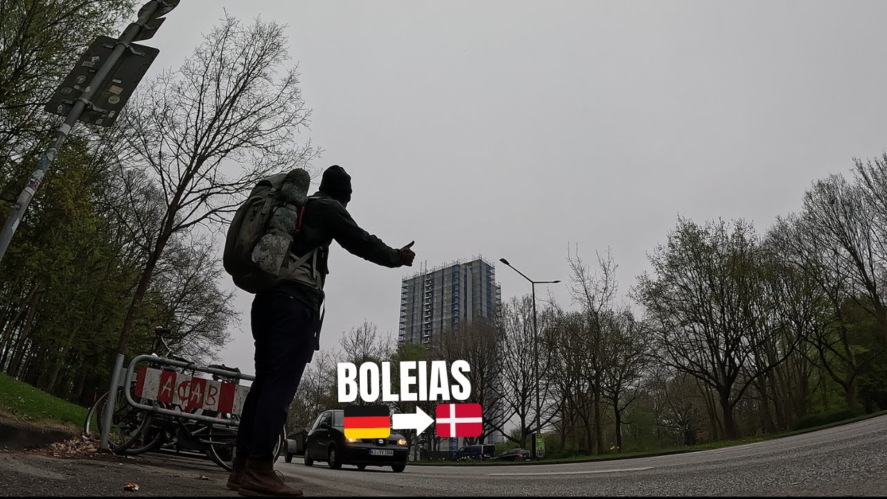 De Alemanha até Dinamarca em  Boleias 🇩🇪➡🇩🇰 - Que Cena!
