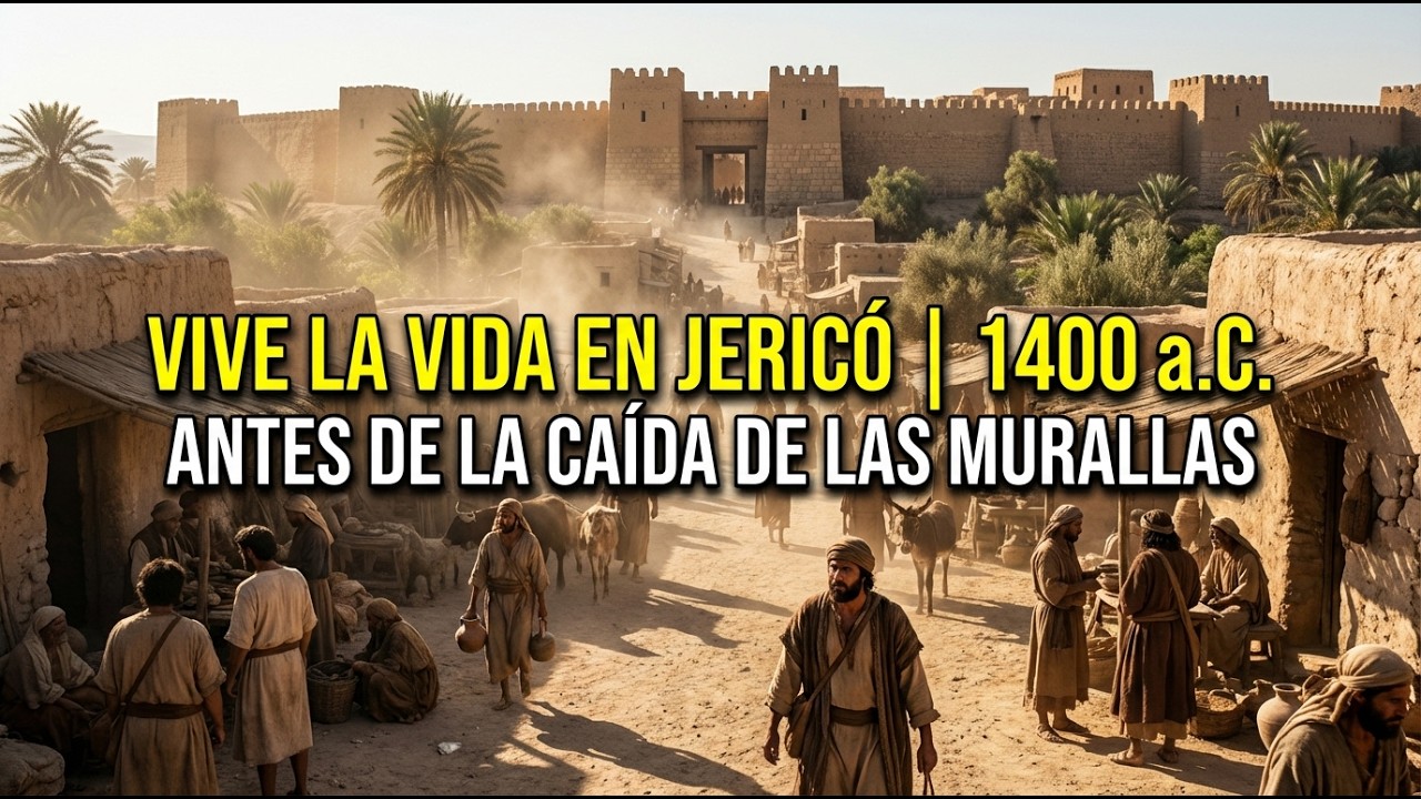 Vive la Vida en Jericó Antes de la Caída de las Murallas | 1400 a.C. | 24 Horas en Jericó