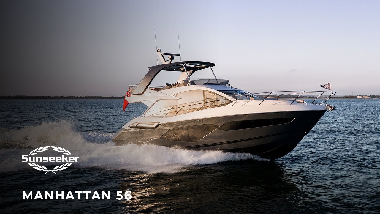 The Sunseeker Manhattan 56. A modern evolution of an 80's legend.