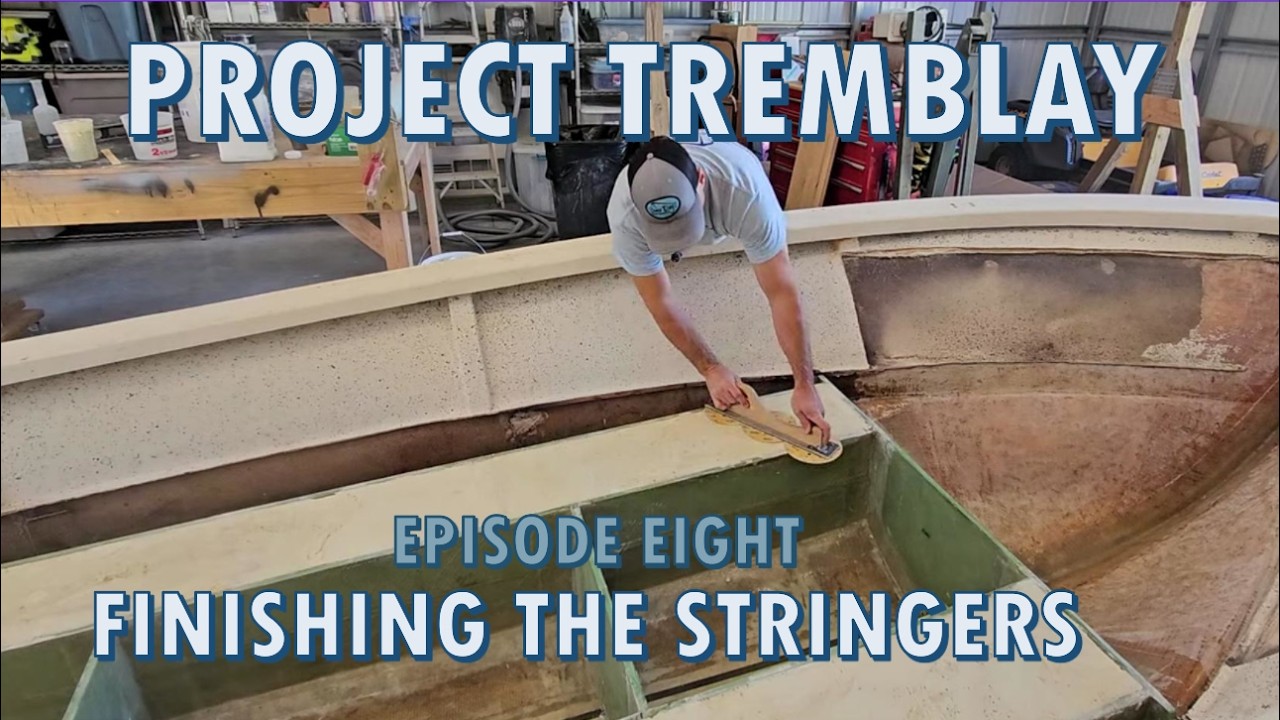 Отделка стрингеров | Заливка двухкомпонентной полиуретановой пены