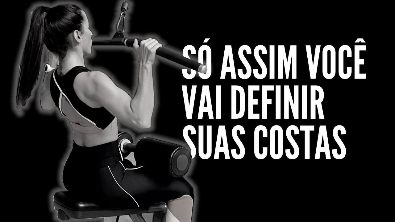 Só assim você vai DEFINIR AS SUAS COSTAS