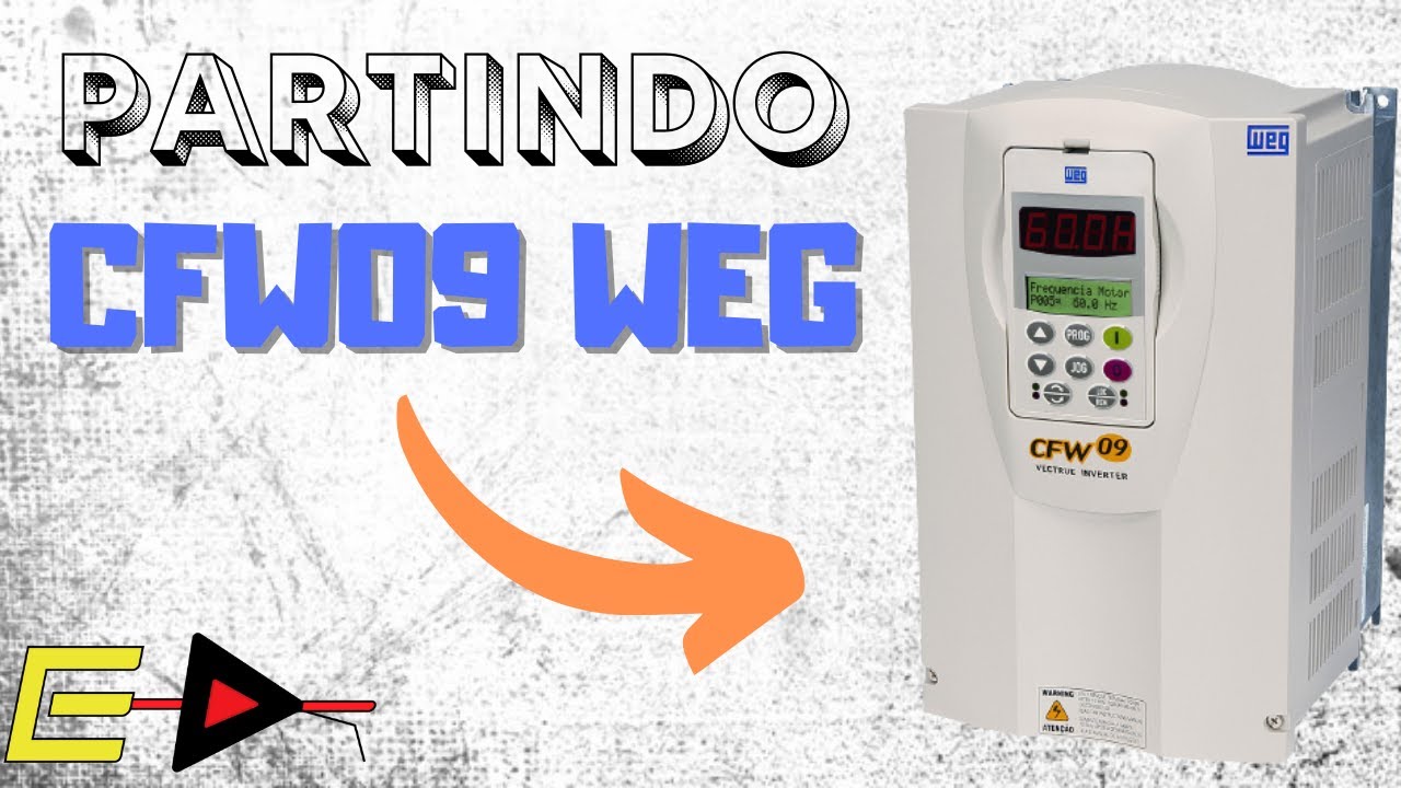 Partindo inversor de frequ&ecirc;ncia CFW09 WEG