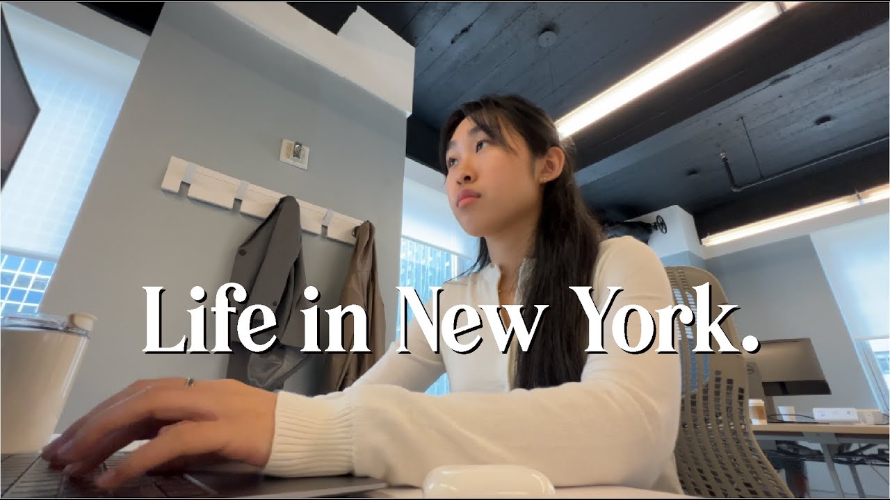 Summer in NYC Vlog | Post 9-5 fun in the city, turning my apartment into a cafe 🍵