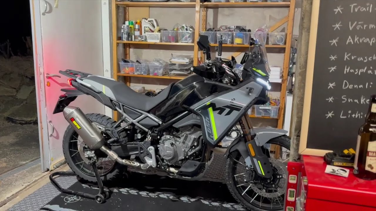 Akrapovic Rally Raid - Best deep sounding Slip-on for CF Moto 450 MT Soundcheck