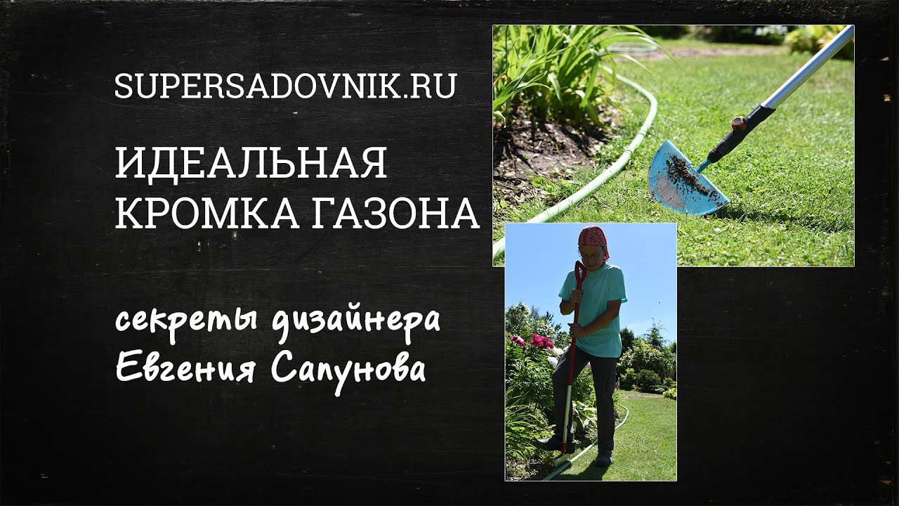 Как сформировать идеальную кромку газона