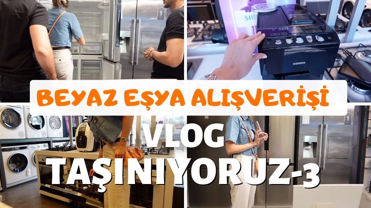 TAŞINIYORUZ - 3 🏡 BEYAZ EŞYA ALIŞVERİŞİ , HANGİ MARKAYI TERCİH ETTİM ? ⎜BROWNIE YAPIMI😍 ⎜VLOG