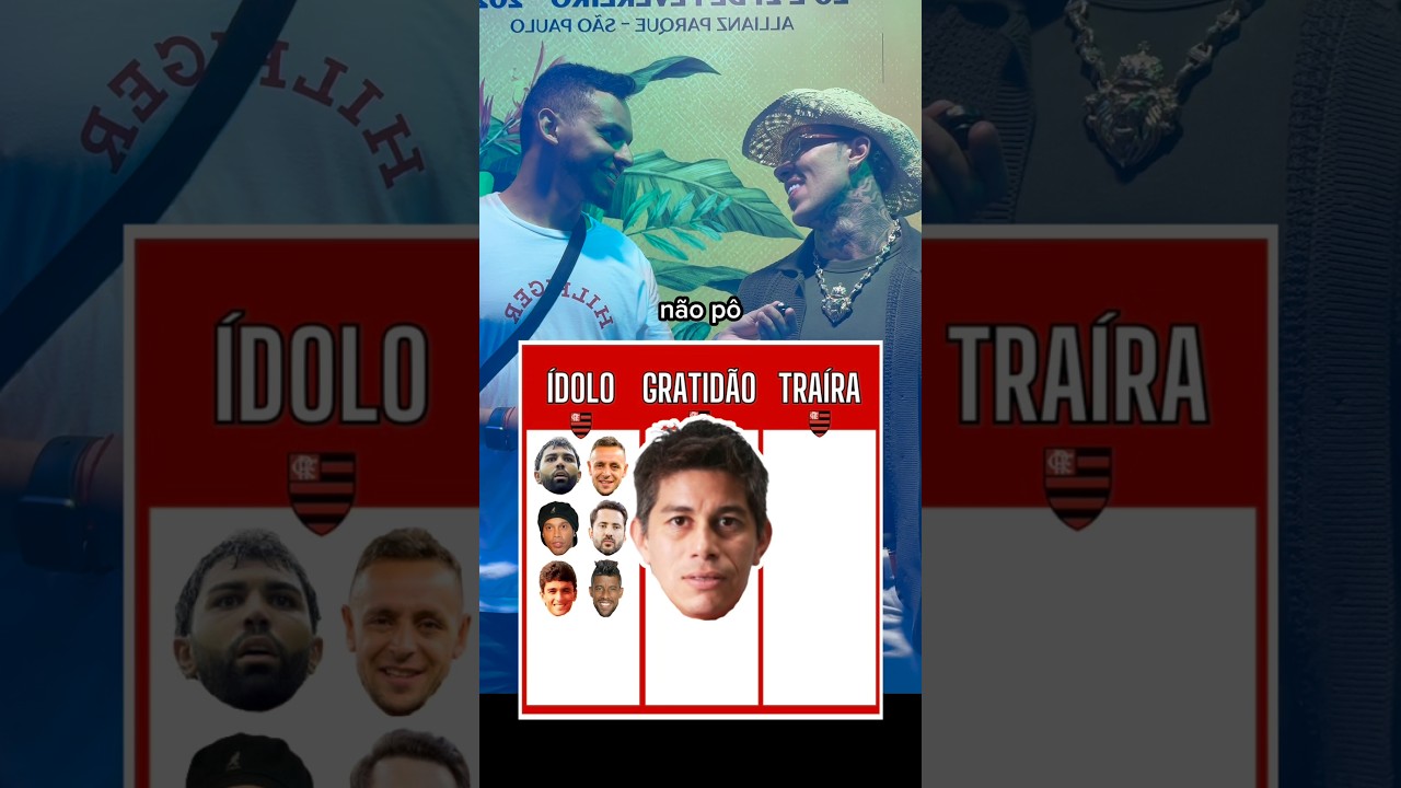 &Iacute;dolo gratid&atilde;o ou traira do Flamengo! #futebol #brasileir&atilde;o #flamengo #mengao