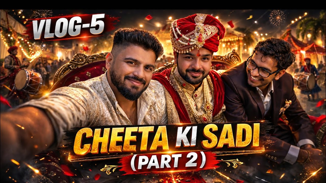 | VLOG-5 | CHEETA KI SADI (PART 2) | THE FINAL CONCLUSION 🤩 | #vlog #viral #youtube 