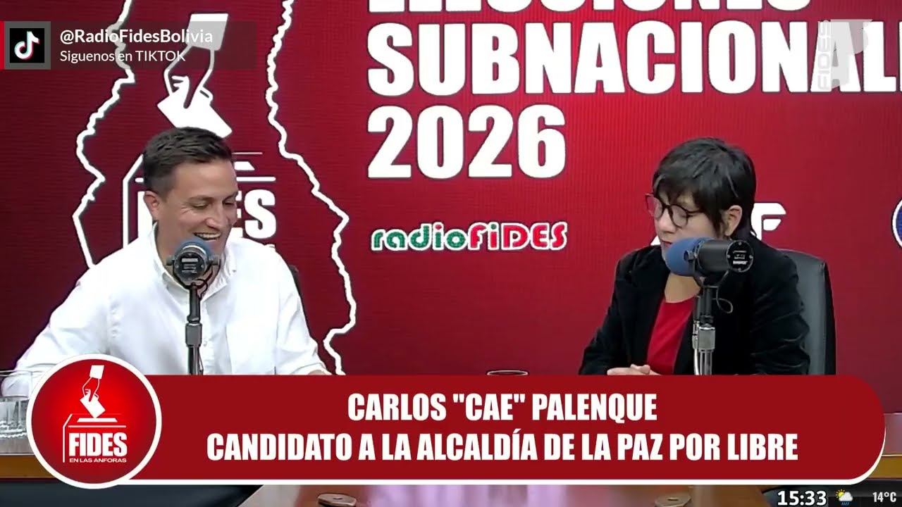 Fides en las Ánforas: Entrevista a Carlos Eduardo Palenque, candidato a la alcaldía de La Paz