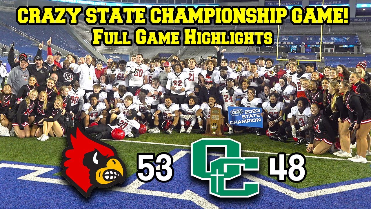 2023 2A Kentucky State Championship Highlights: Mayfield 53, Owensboro Catholic 48
