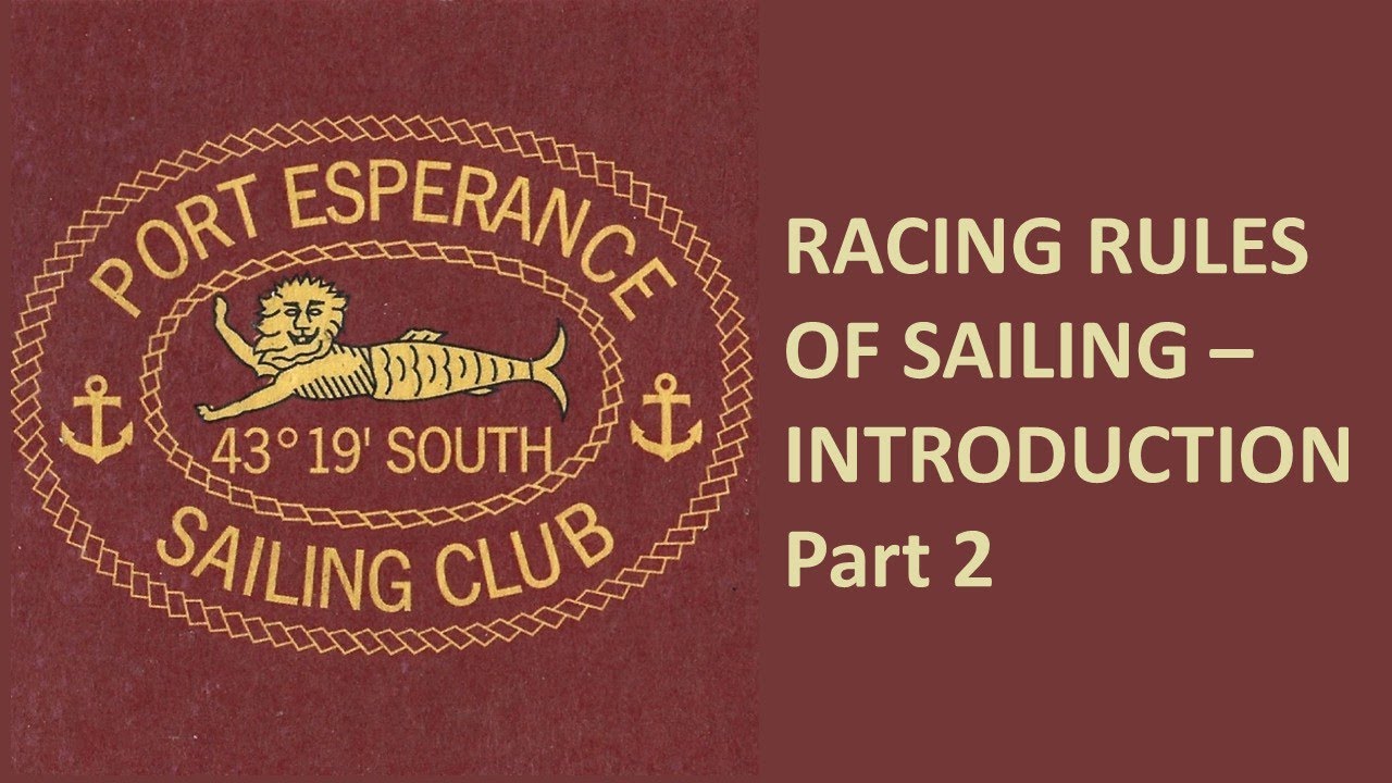 Introduction to the Racing Rules of Sailing - Part 2