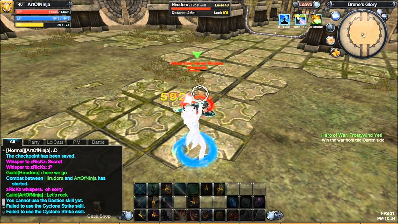 RaiderZ - Brune's Glory PvP - 1v1