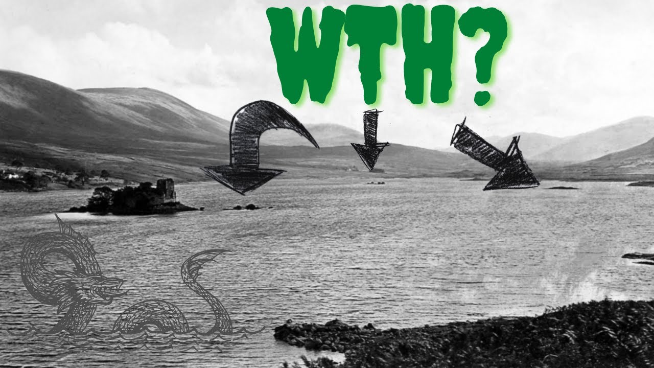 Loch Doon Camping Area - Loch Ness Monster!