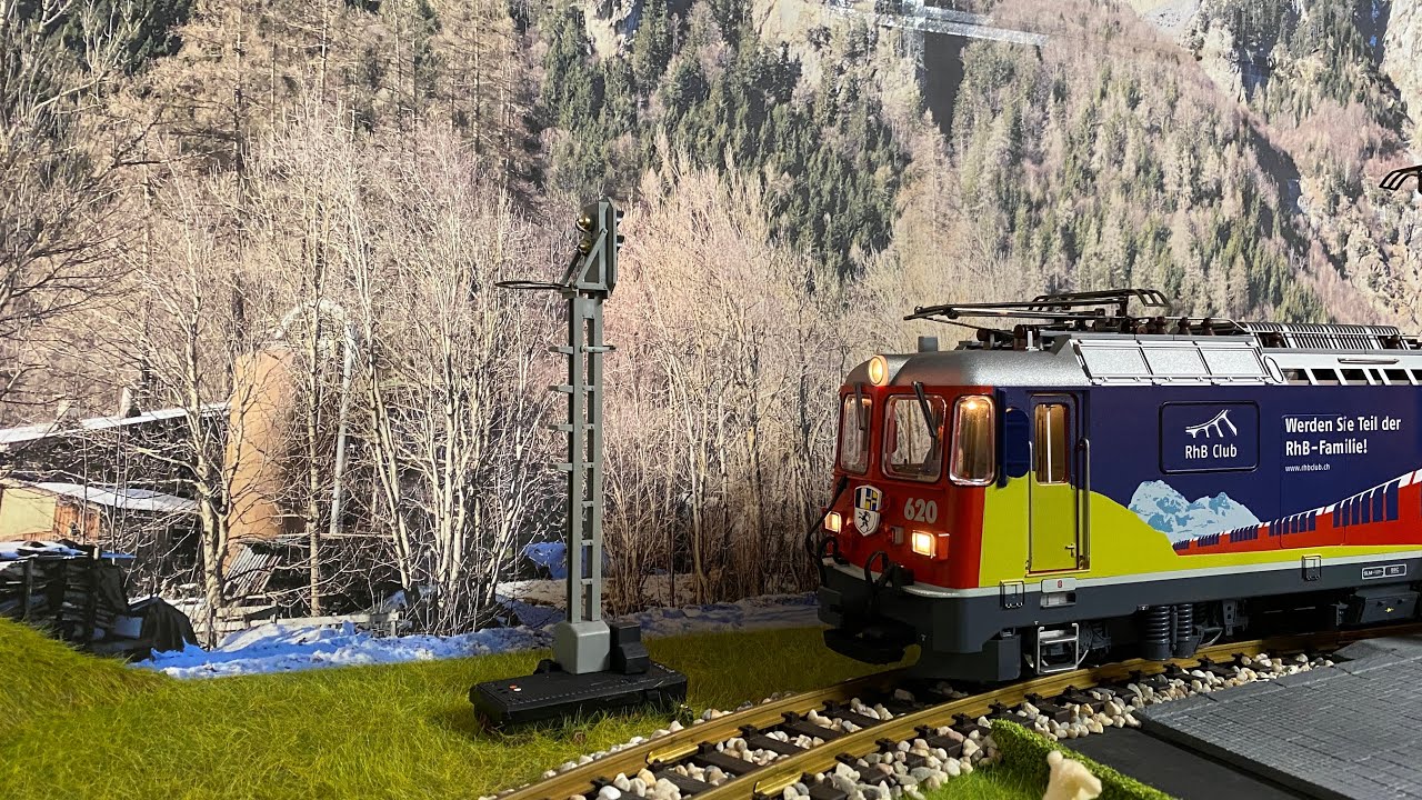 LGB Anlage 2022 - Teil 6: Panorama und DB BR 212 mit ESU LokSound XL 4.1