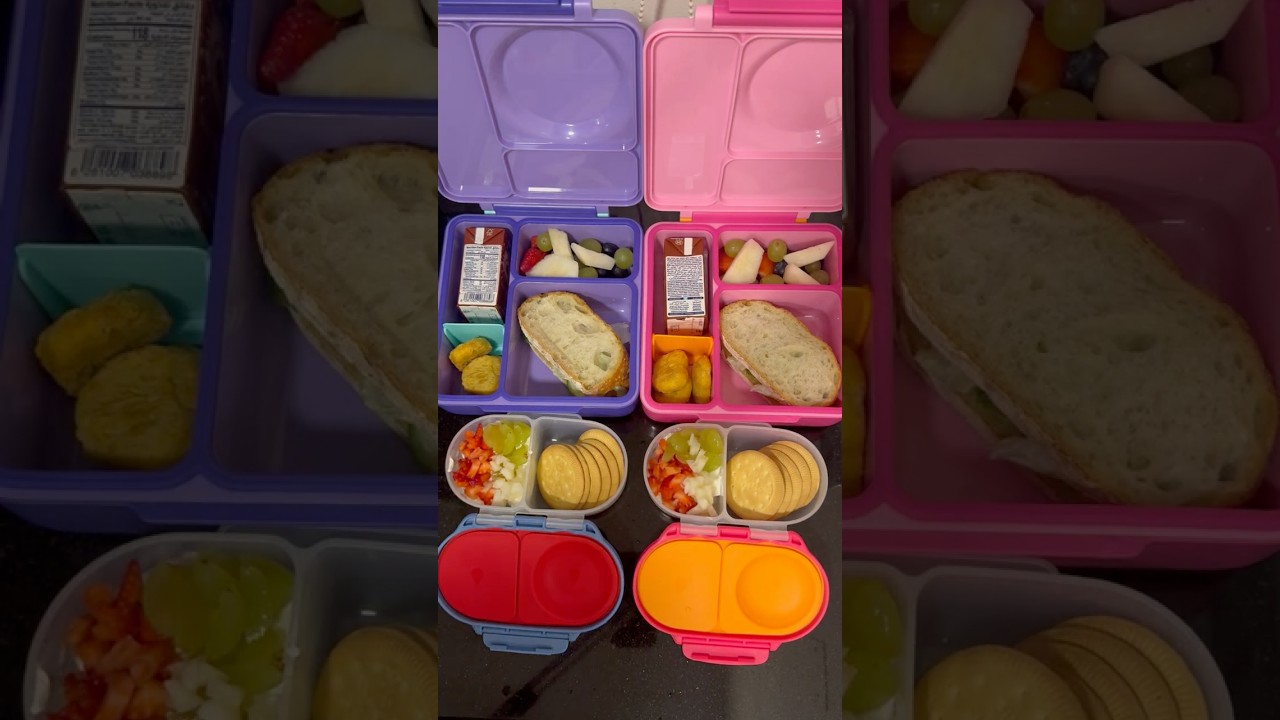 15-Minute ASMR Bento: Kindergarten Breakfast & Lunch 🍱⏱️