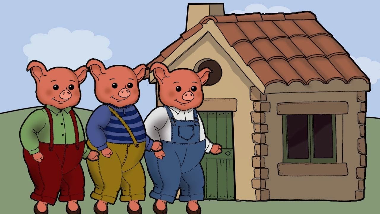 Los Tres Cerditos y El Lobo Feroz. Video Cuento  Infantil con Moraleja