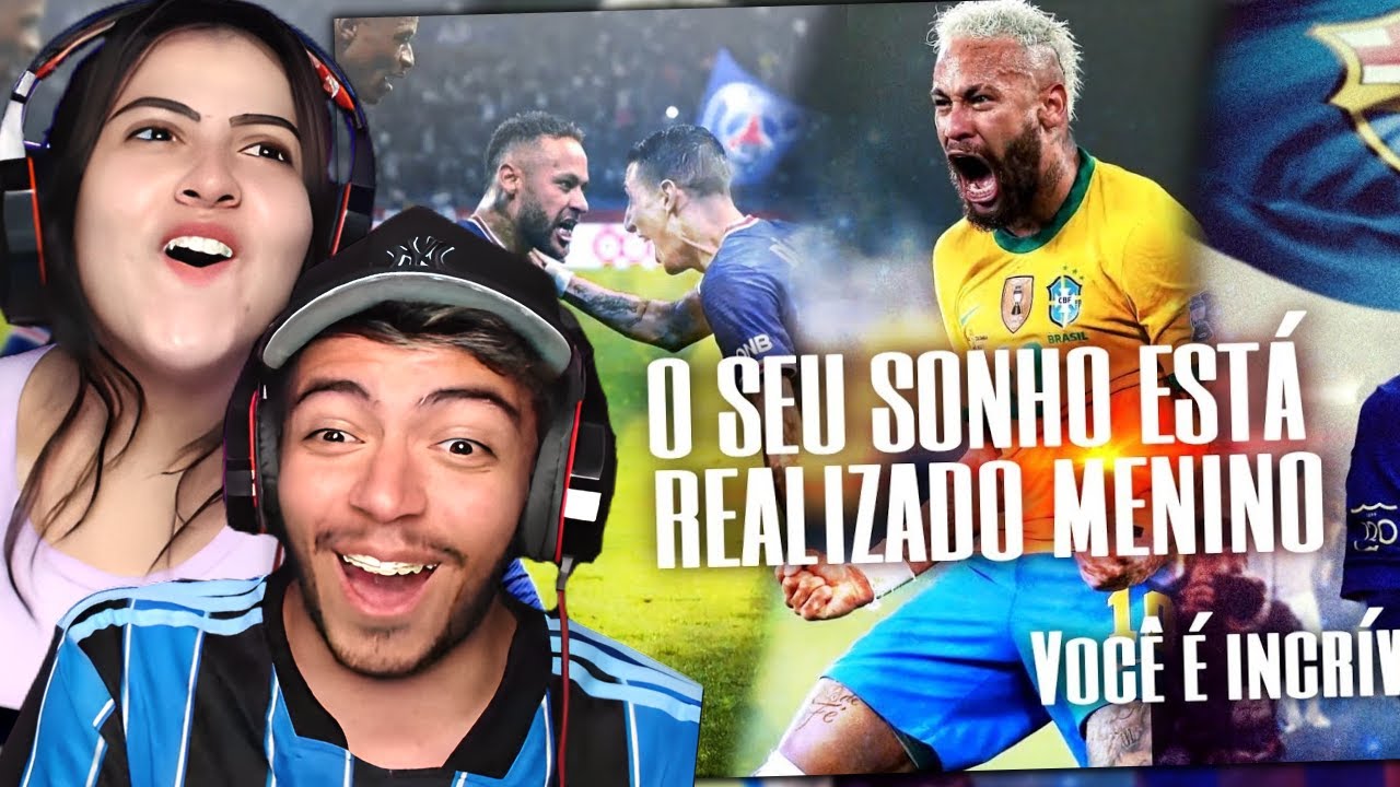 REAGINDO aos 7 GolS Do NEYMAR com NARRAÇÃO Emocionante