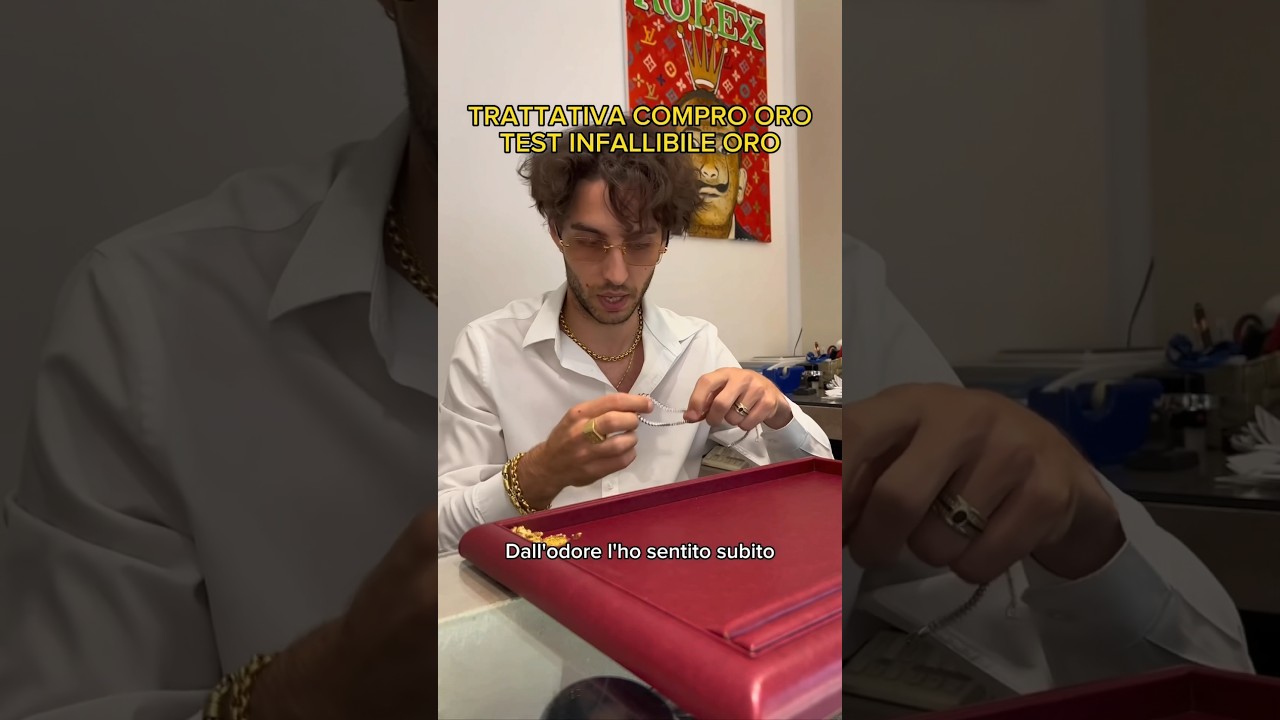 COLLANA E DIAMANTI FAKE❌ test infallibile💎🫡 #gioielleria #gioielli #oro #testinfallibile