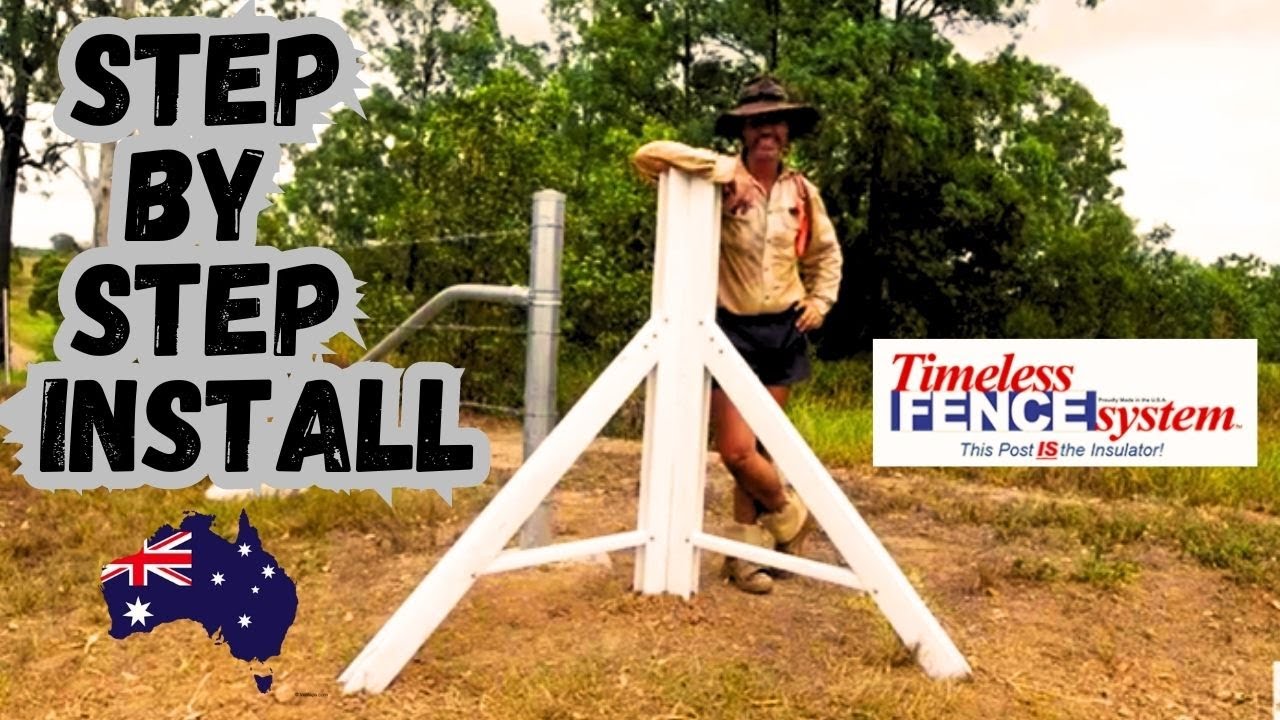 TIMELESS FENCE SYSTEM, NEW ZEALANDER A-FRAME CORNER INSTALLATION!!